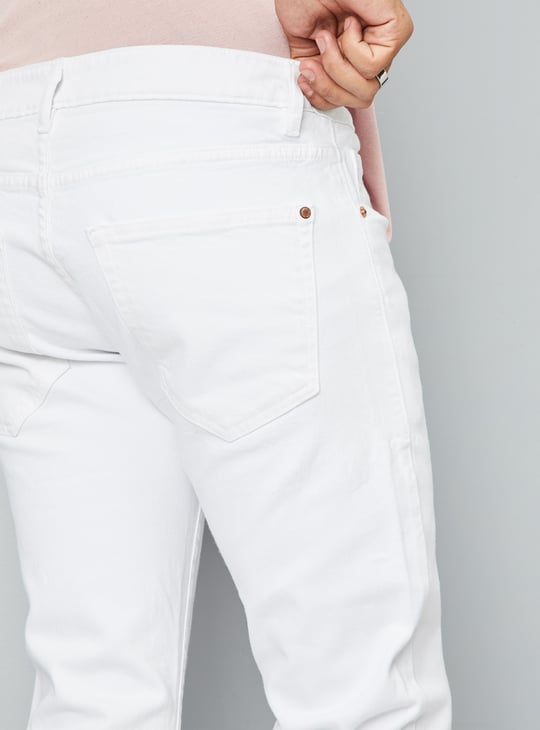 Men Solid Skinny Fit Jeans