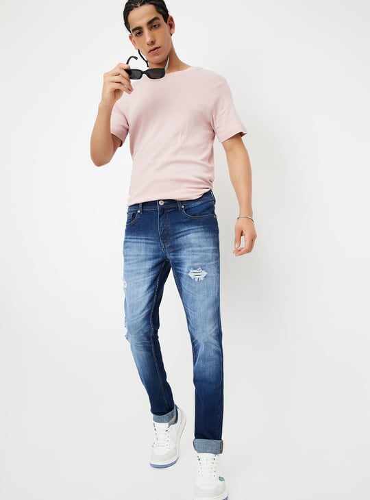 Men Distressed Skinny Fit Jeans