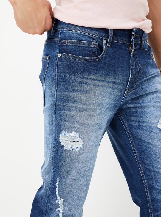Men Distressed Skinny Fit Jeans