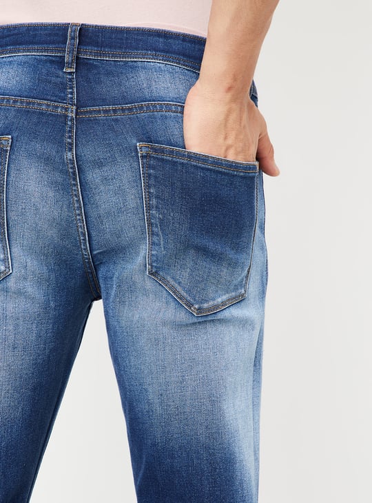 Men Distressed Skinny Fit Jeans