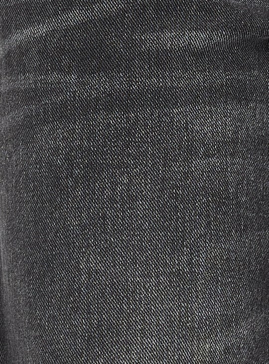 Men Washed Straight Fit Jeans