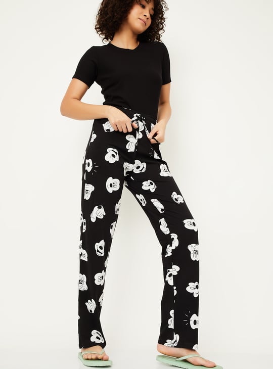 Women Mickey Printed Pyjamas