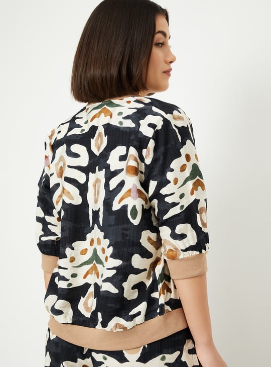 Women Ikat Print Top