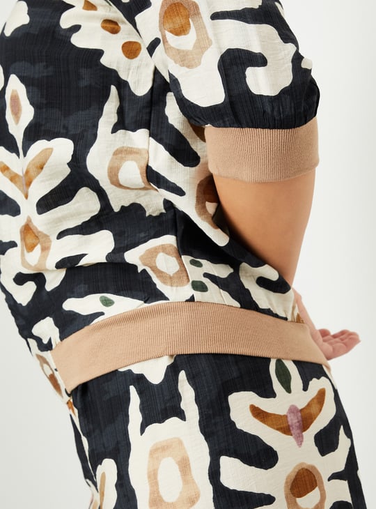 Women Ikat Print Top