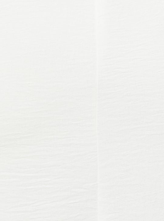 Women Solid Belted Shirt Dress