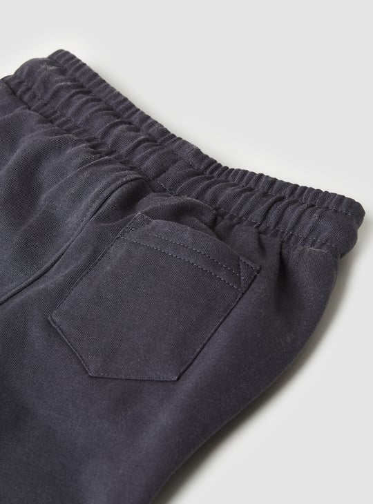 Boys Solid Knit Joggers