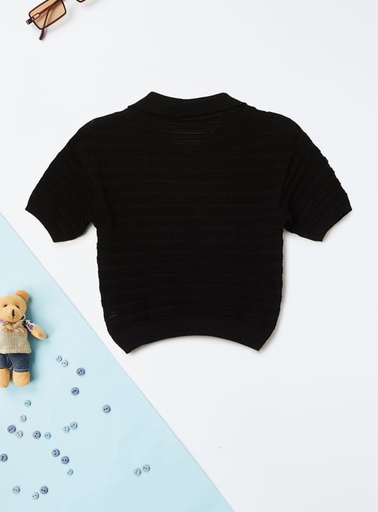 Boys Knit Polo T-shirt