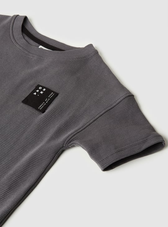 Boys Textured Co-ords Set