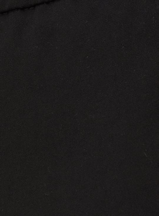 Men Textured Slim Fit Formal Trousers