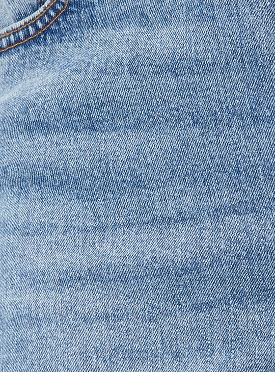 Men Regular Fit Washed Jeans