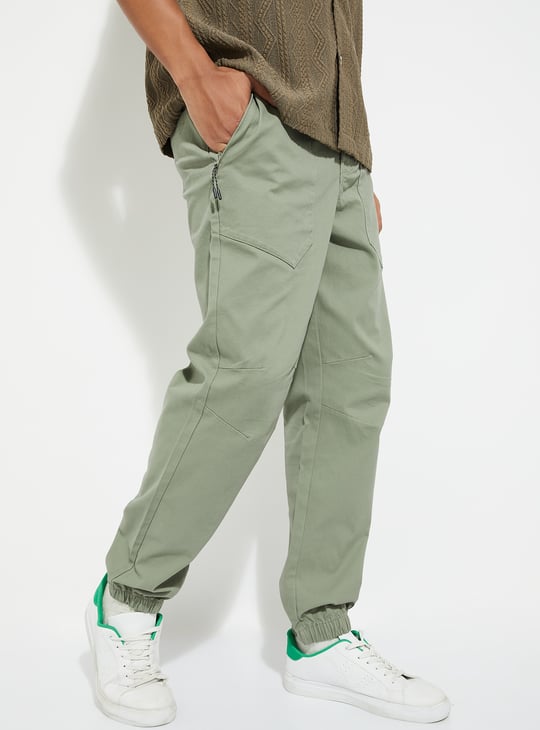 URB_N Men Textured Relaxed Fit Joggers