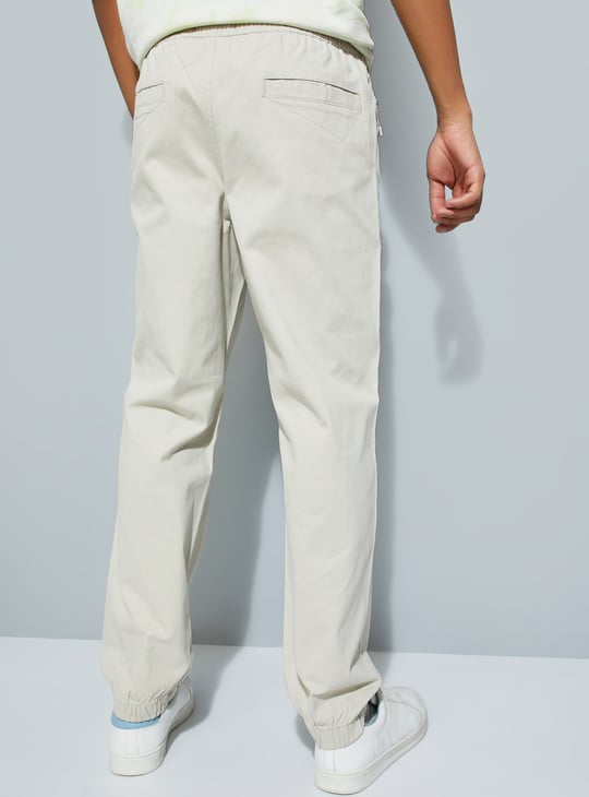 URB_N Men Textured Relaxed Fit Joggers