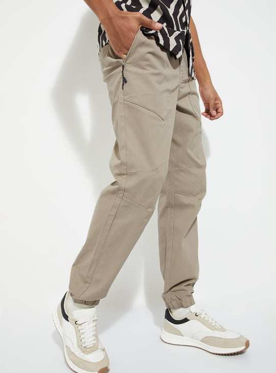 URB_N Men Textured Relaxed Fit Joggers