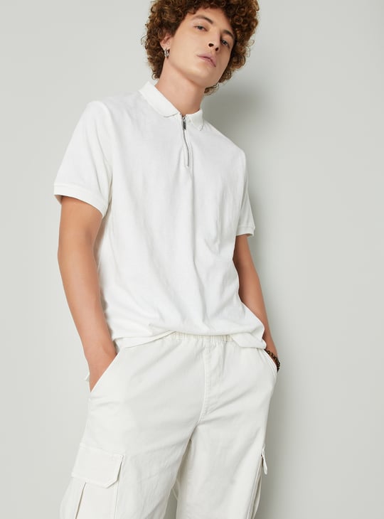 URB_N Men Knitted Polo T-shirt