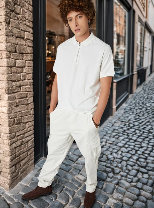 URB_N Men Knitted Polo T-shirt