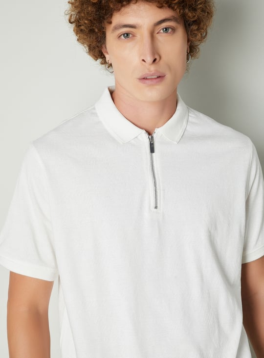 URB_N Men Knitted Polo T-shirt