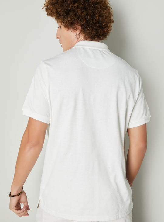 URB_N Men Knitted Polo T-shirt