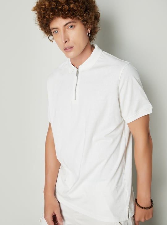 URB_N Men Knitted Polo T-shirt