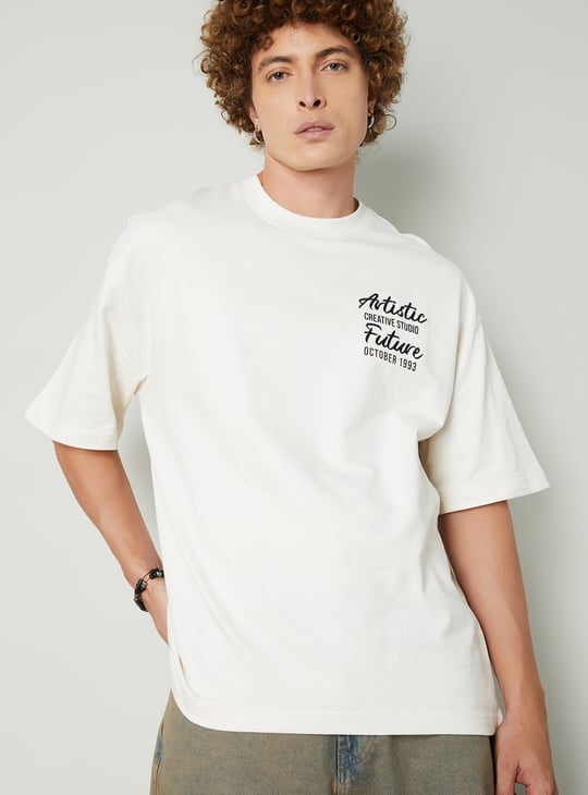 Men Printed Oversized T-shirt