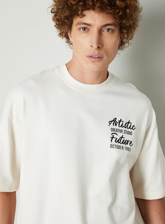 Men Printed Oversized T-shirt