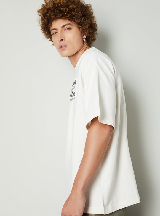 Men Printed Oversized T-shirt
