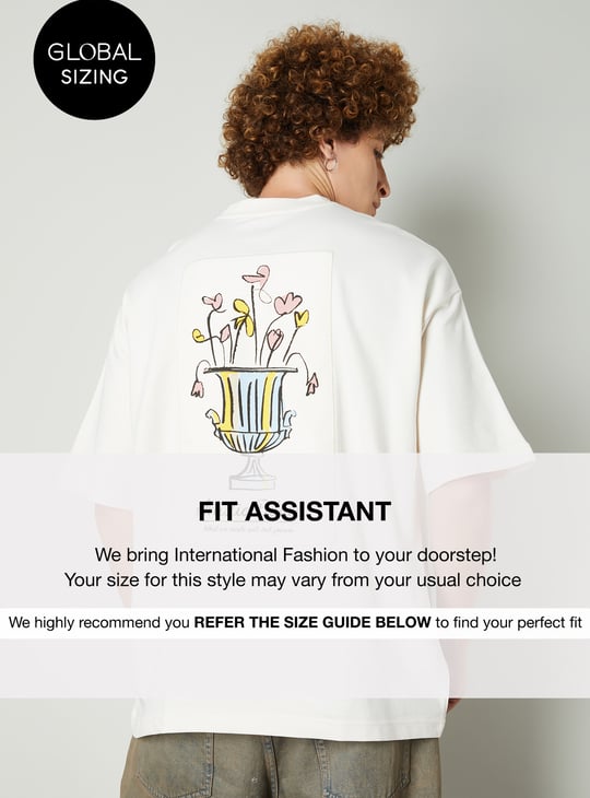 Men Printed Oversized T-shirt