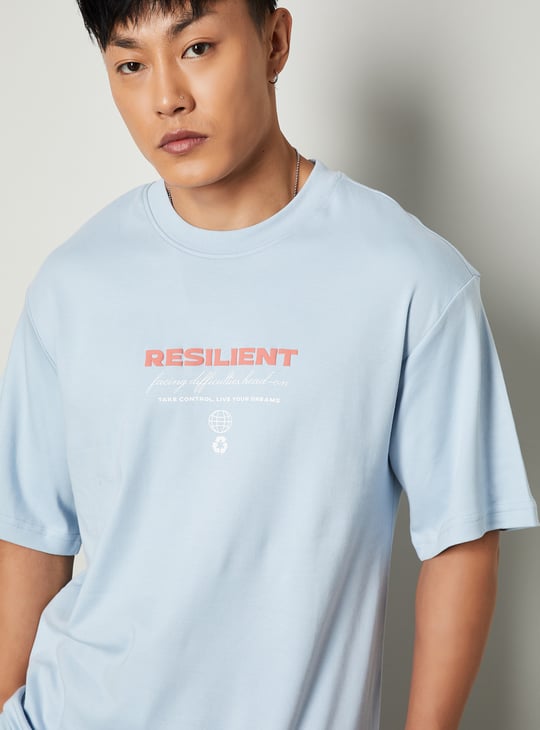 Men Printed Relaxed Fit T-shirt