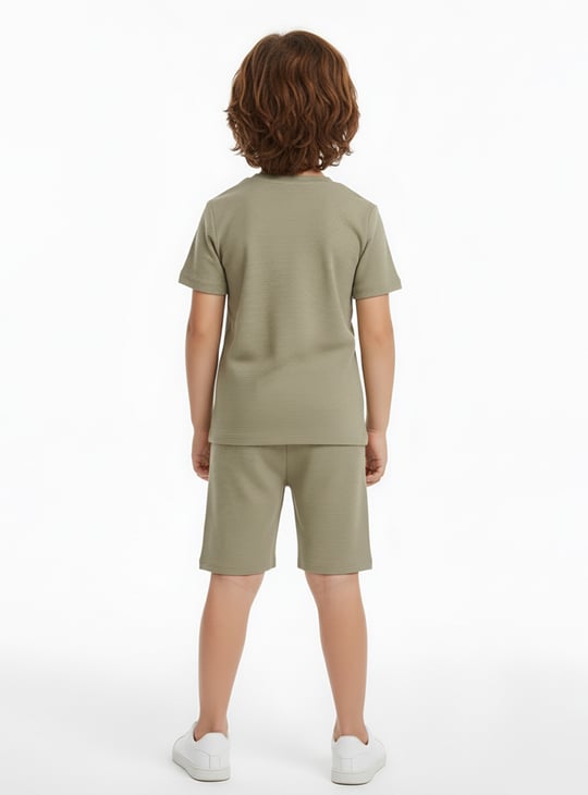 Boys Applique Shorts Set