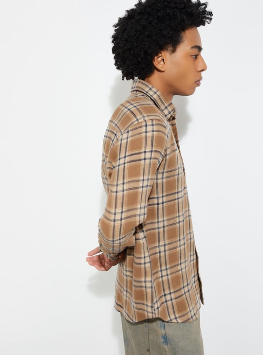 URB_N Men Checked Regular Fit Shirt