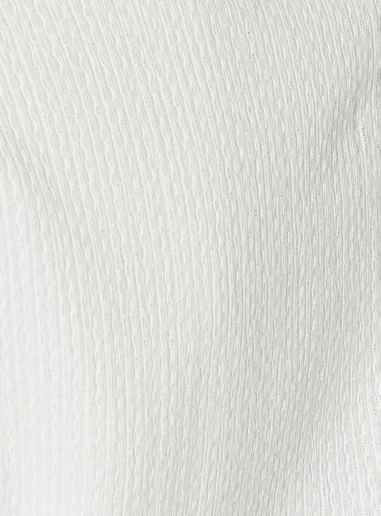 Women Textured Polo T-shirt