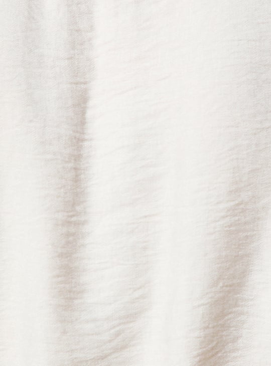 Women Textured Belted Midi Dress