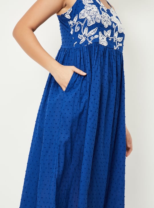 Kalki x Max Women Embroidered A-line Dress