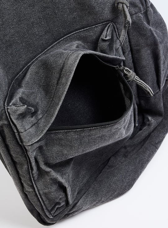 Men Textured Backpack