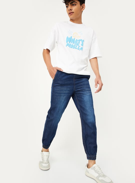 Boys Washed Jogger Jeans