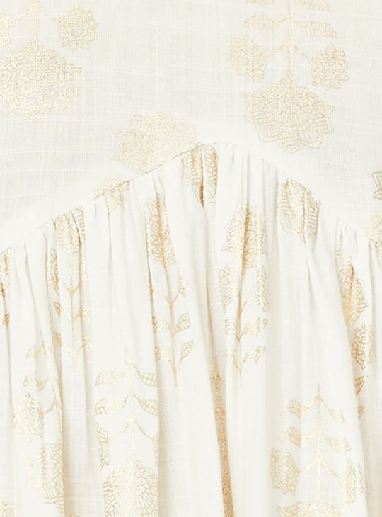 Kalki x Max Women Foil Print Kurta Set