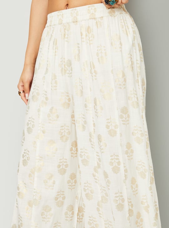 Kalki x Max Women Foil Print Kurta Set