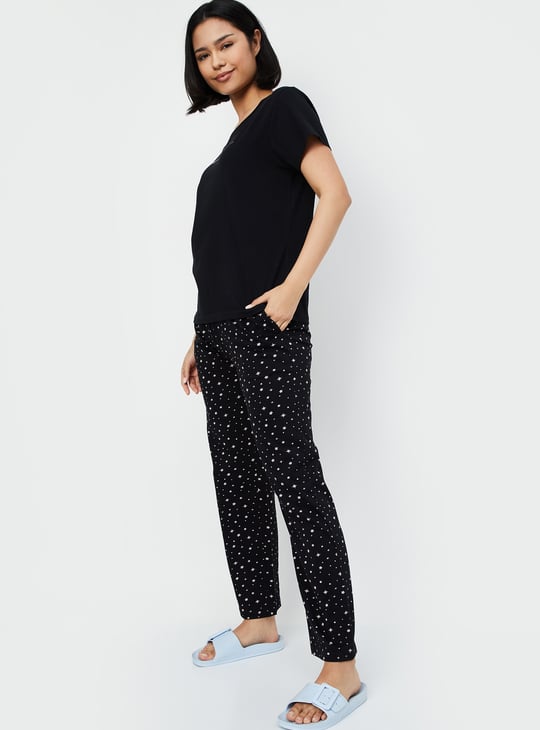 Women Printed PJ Set