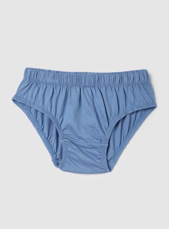 Boys Solid Briefs - Pack of 3