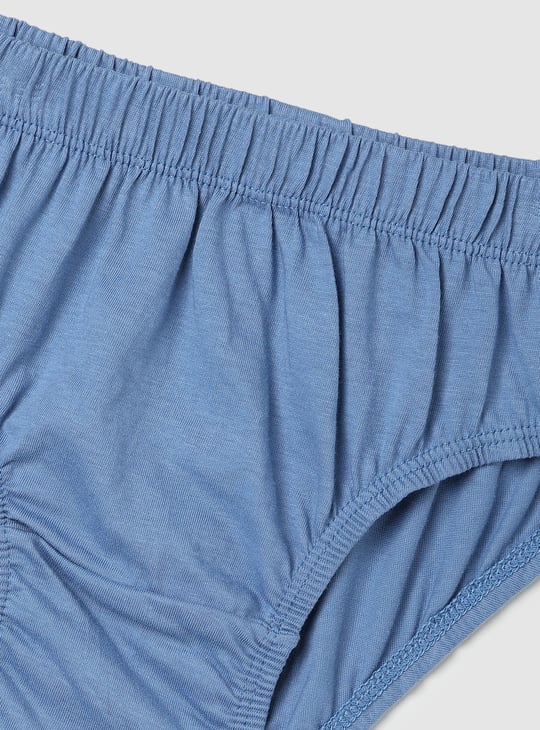 Boys Solid Briefs - Pack of 3