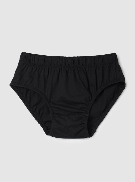 Boys Solid Briefs - Pack of 3