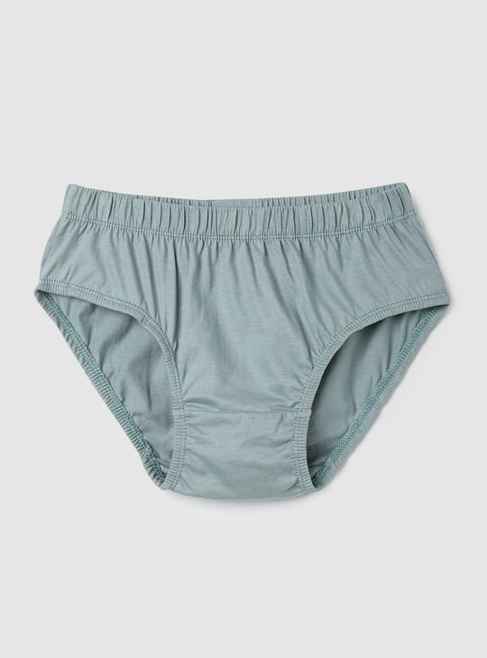 Boys Solid Briefs - Pack of 3