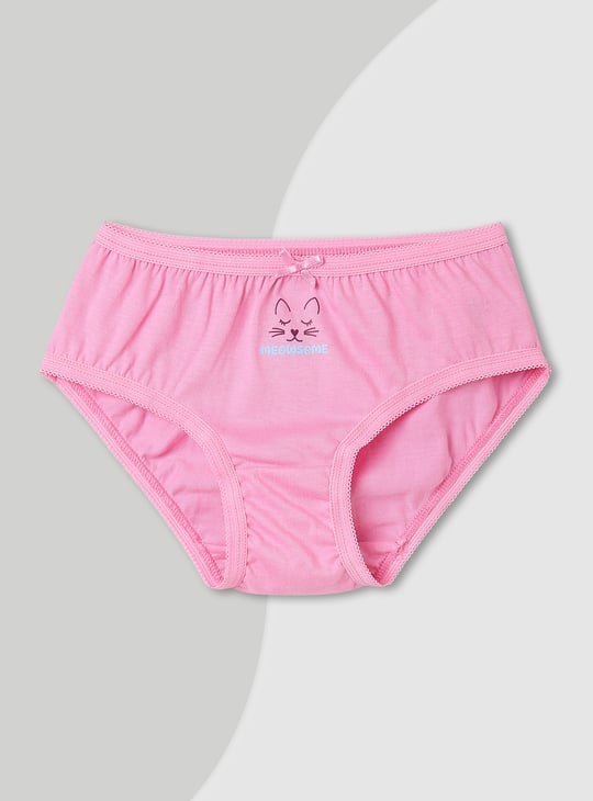 Girls Printed Panties - Pack of 3