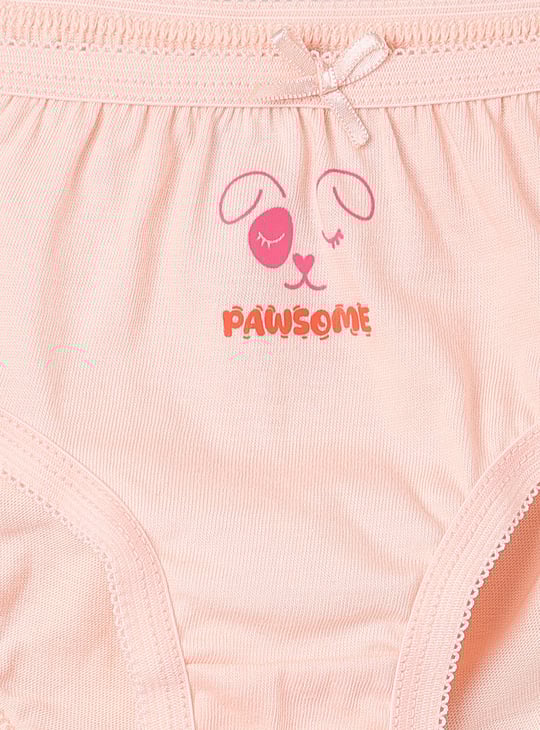 Girls Printed Panties - Pack of 3