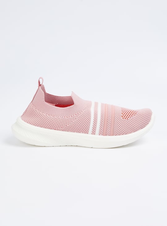 Girls Mesh Slip-On Sports Shoes