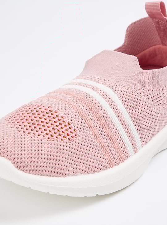 Girls Mesh Slip-On Sports Shoes