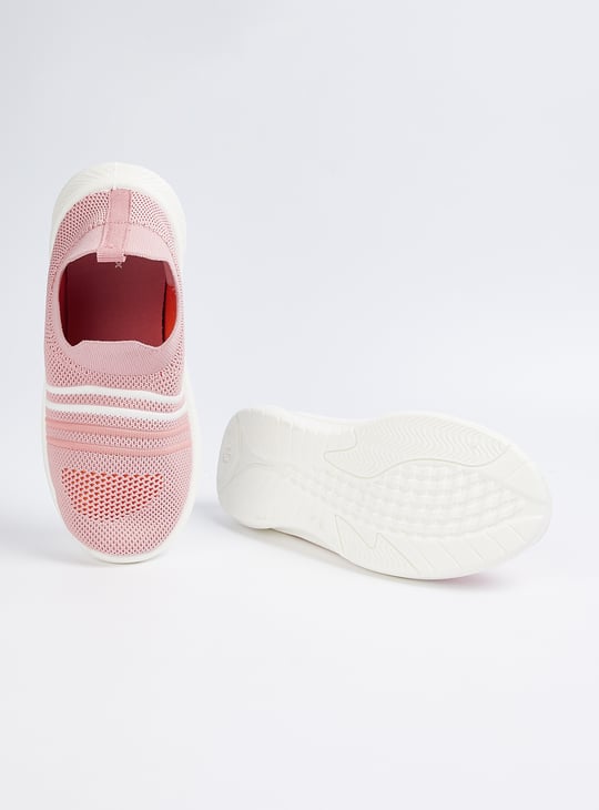 Girls Mesh Slip-On Sports Shoes