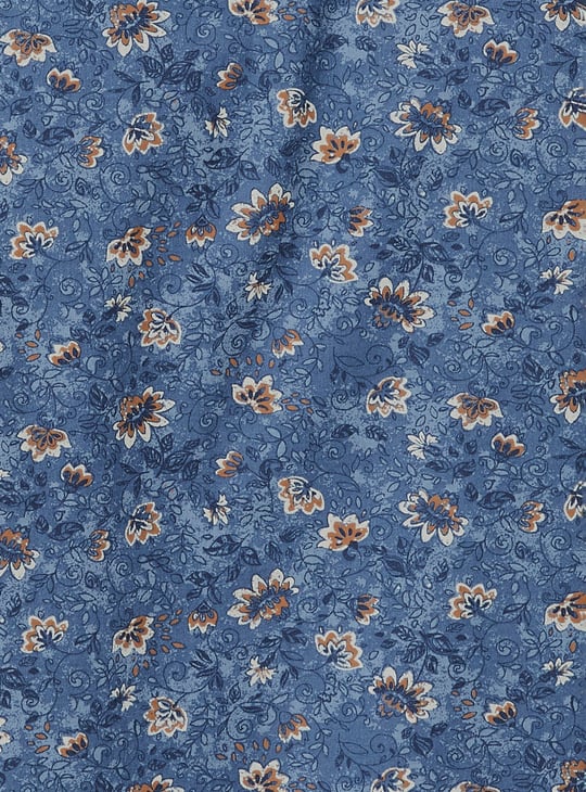 Men Floral Print Slim Fit Shirt