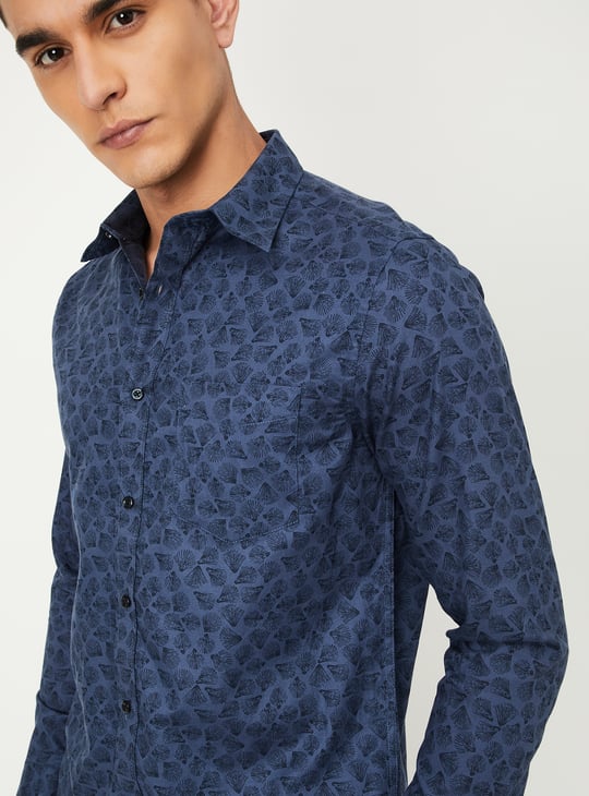 Men Printed Slim Fit Shirt