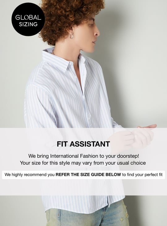 Men Striped Slim Fit Shirt