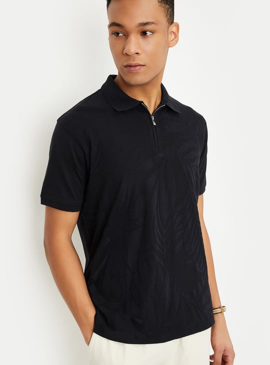 Men Solid Polo T-shirt